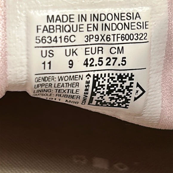 NWOT Converse All Star leather sneakers - Picture 13 of 15